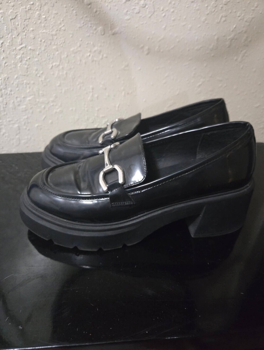 Madden Girl G-Lush Platform Loafer Heels